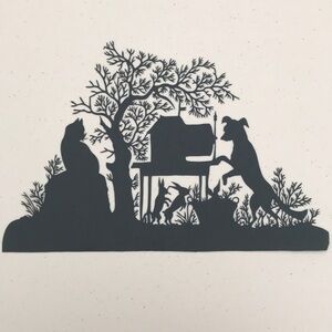 🔥ON SALE🔥Animal Concert💖 Handmade PaperCut Silhouette Scherenschn…